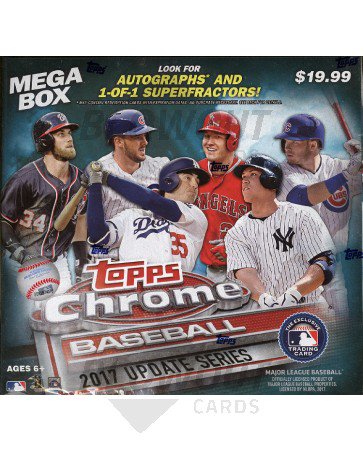 2017 Topps Chrome Update Baseball Mega Box
