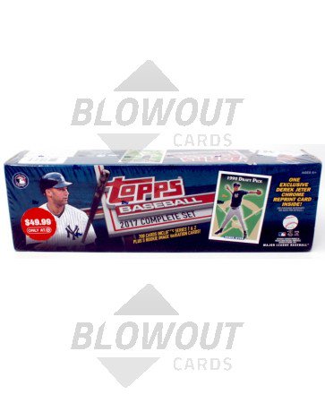 2017 Topps Complete Baseball Factory Set - Derek Jeter Chrome Ed