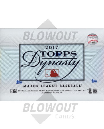 2017 Topps Dynasty Baseball Hobby 5 Box Case