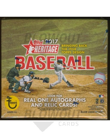 2017 Topps Heritage Baseball Retail Box