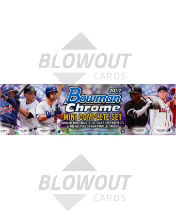 2017 Bowman Chrome Baseball Mini Factory Set - 8 Set Case