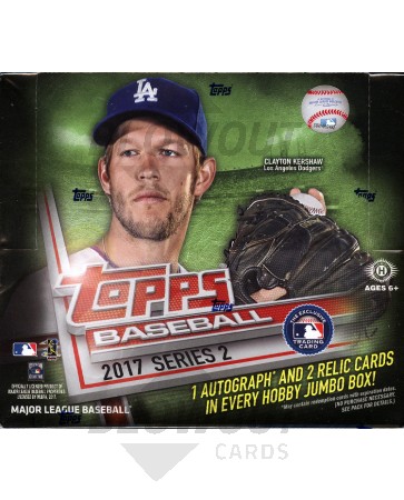 2017 Topps Series 2 Baseball Jumbo 6 Box Case