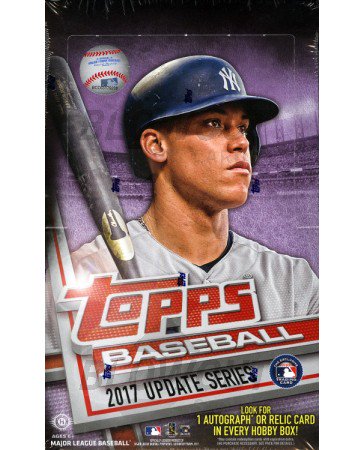 2017 Topps Update Series Baseball Hobby Box