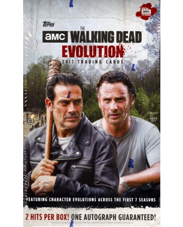 2017 Topps The Walking Dead Evolution Trading Cards - 8 Box Case
