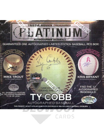 2017 Tristar Autographed Baseball Platinum Edition 12 Box Case