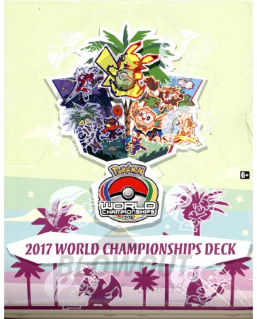 Pokemon 2017 World Championship Deck 6 Box Case