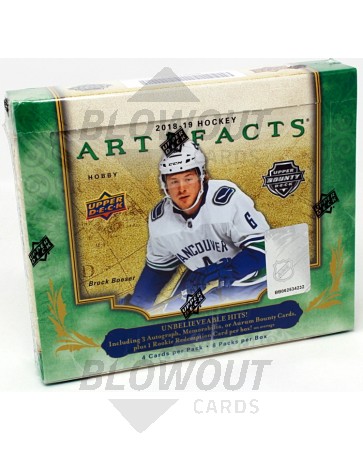 2018/19 Upper Deck Artifacts Hockey Hobby Box