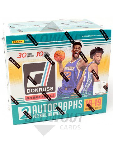 2018/19 Panini Donruss Basketball Hobby Box