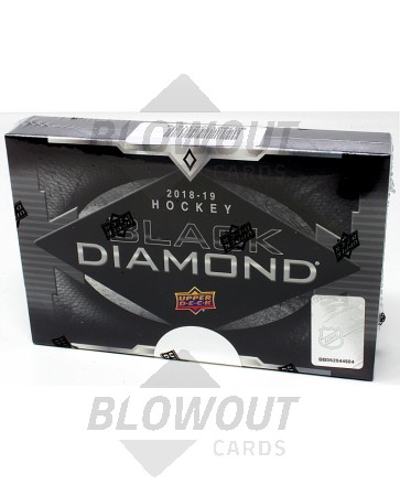 2018/19 Upper Deck Black Diamond Hockey Hobby Box