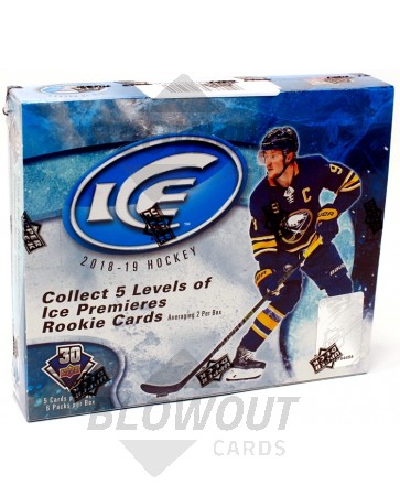 2018-19 UPPER DECK ICE HOCKEY HOBBY RANDOM PLAYER 1 BOX BREAK 