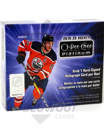 2019/20 O-Pee-Chee Platinum Hockey Hobby Box