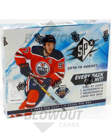 2018/19 Upper Deck SPx Hockey Hobby Box
