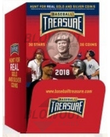 2018 Baseball Treasure MLB Collectible Baseball Coin Gravity Feed 12 Box Case 