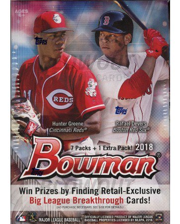 2018 Bowman Baseball Blaster 