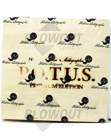 2018 Historic Autographs P.O.T.U.S. (President of the United States) Promo Red Box