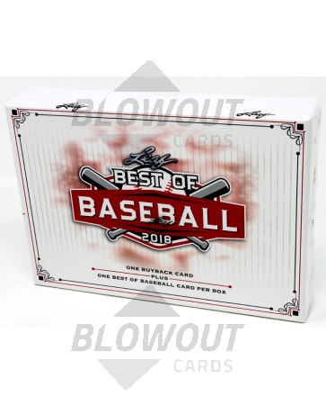 2018 Leaf Best of Baseball Box