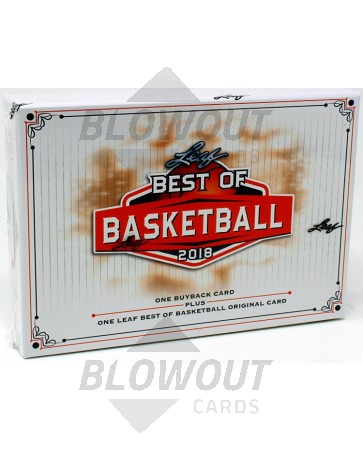 2018 Leaf Best of Basketball Box