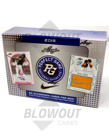 2018 Leaf Perfect Game National Showcase Baseball Box