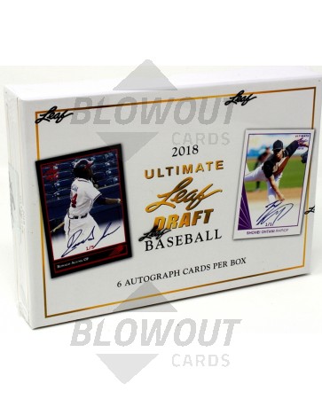 2018 Leaf Ultimate Draft Baseball Hobby Box
