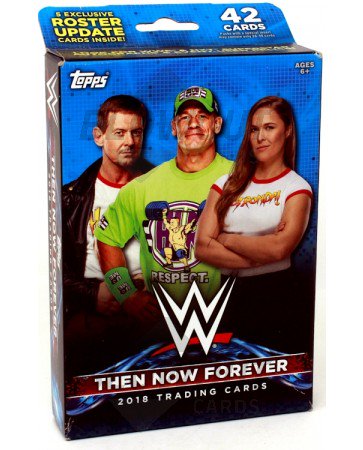 2018 Topps WWE Then, Now, Forever Wrestling Hanger Pack Box
