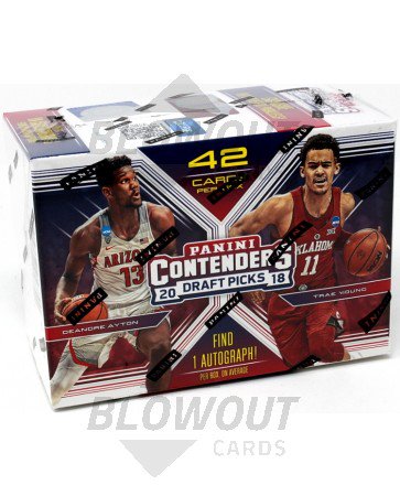 2018/19 Panini Contenders Draft Basketball Blaster Box