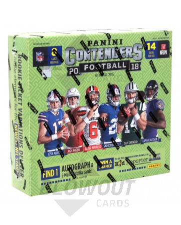 2018 Panini Contenders Football Mega Box 