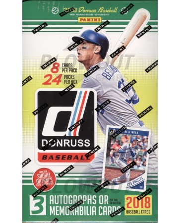 2018 Panini Donruss Baseball Hobby Box 