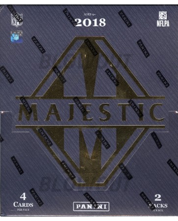 2018 Panini Majestic Football Hobby 6 Box Case