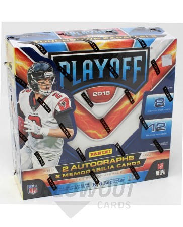 2018 Panini Playoff Football Hobby 20 Box Case