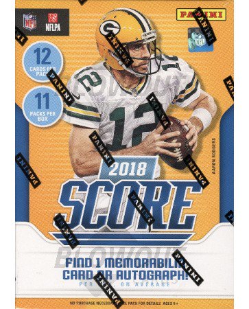2018 Panini Score Football Blaster Box
