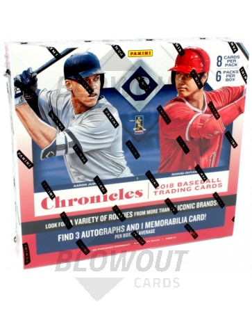 2018 Panini Chronicles Baseball Hobby Box