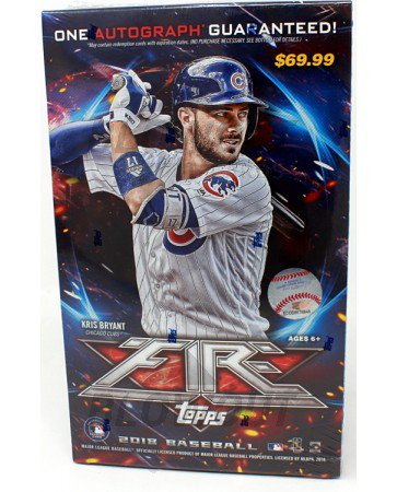 2018 Topps Fire Baseball Collector 