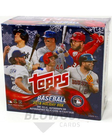 2018 Topps Holiday Box Baseball - Box