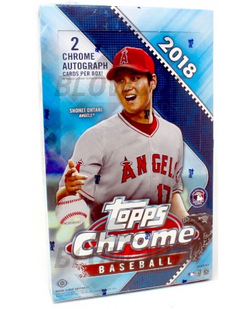 2018 Topps Chrome Baseball Hobby Box 