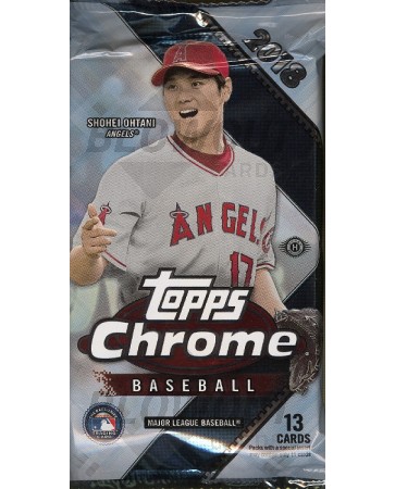 2018 Topps Chrome Baseball Jumbo HTA Pack