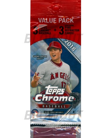 2018 Topps Chrome Baseball Value Rack Pack