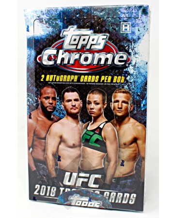 2018 Topps UFC Chrome Hobby 12 Box Case 