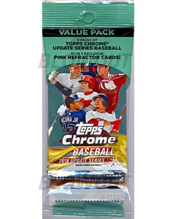 2018 Topps Chrome Update Holiday Value Pack