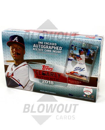 2018 Topps Clearly Authentic Baseball 20 Box Case