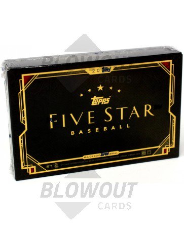 2018 Topps Five Star Baseball Hobby 8 Box Case