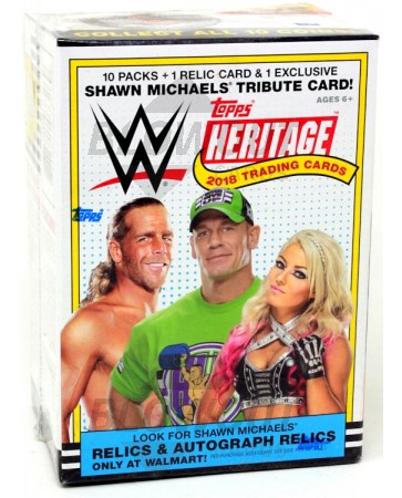 2018 Topps WWE Heritage Wrestling Blaster Box