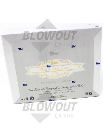 2018 Topps Luminaries Baseball Hobby 12 Box Case