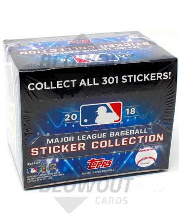 2018 Topps MLB Sticker Collection Baseball