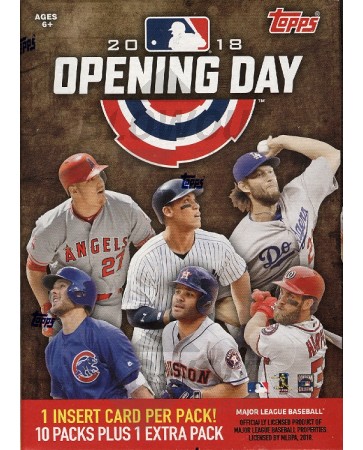 2018 Topps Opening Day Baseball Blaster 16 Box Case 