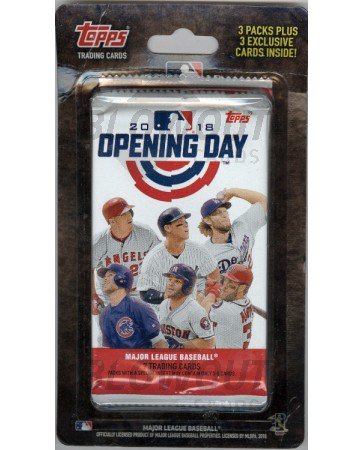 2018 Topps Opening Day Baseball 3-Pack Blister Pack