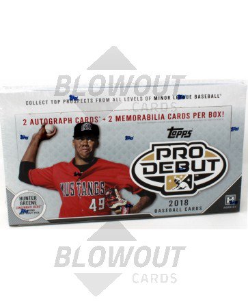 2018 Topps Pro Debut Baseball Hobby Box
