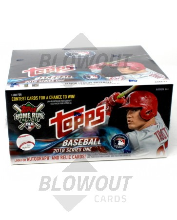 2018 Topps Series 1 Baseball Retail Box
