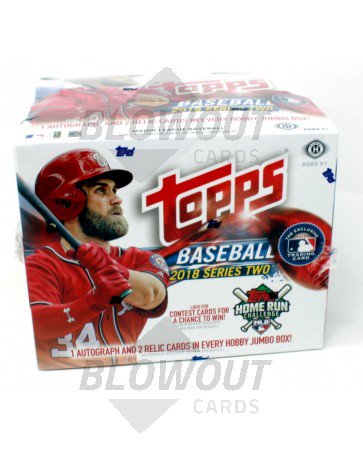 2018 Topps Series 2 Baseball Jumbo HTA Box