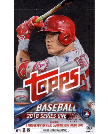 2018 Topps Series 1 Baseball Hobby Box
