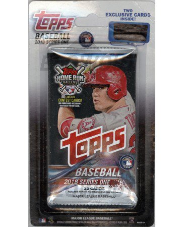 2018 Topps Series 1 Baseball Blister 12 Pack Lot